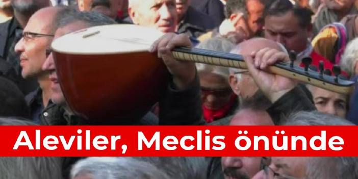 Aleviler Meclis önünde