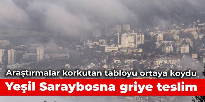 Araştırmalar korkutan tabloyu ortaya koydu: Yeşil Saraybosna griye teslim