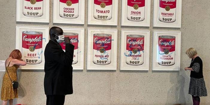 İklim aktivistlerinin yeni hedefi Andy Warhol
