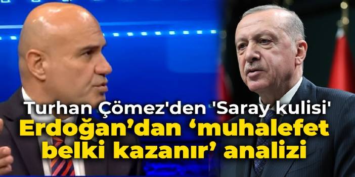 Turhan Çömez'den 'Saray kulisi': Erdoğan'dan 'muhalefet belki kazanır' analizi