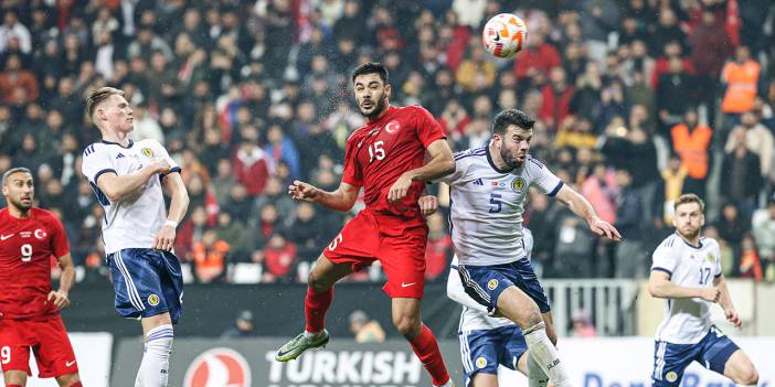 A Milli Futbol Takımı Diyarbakır'da İskoçya'yı 2-1 yendi