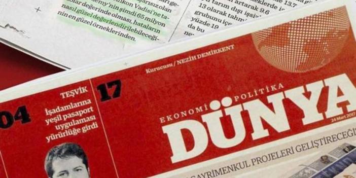 Dünya gazetesinin ismi değişti: Zorunlu bir veda