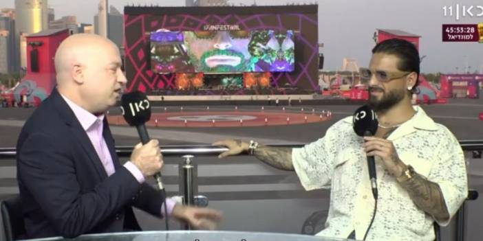 Katar hakkında soru gelince sinirlendi: Maluma röportajı terk etti