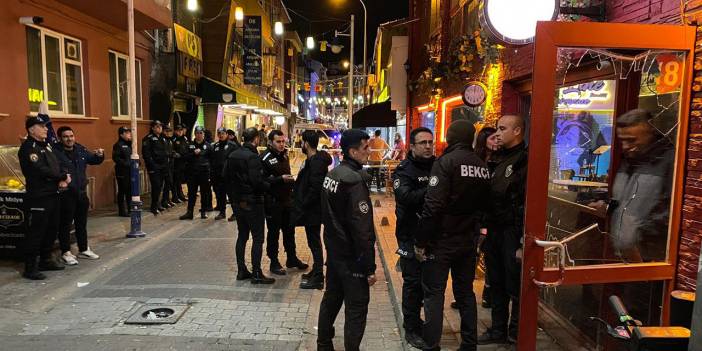 Barlar sokağında silahlı kavga
