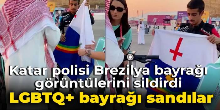 Katar’da Brezilya eyalet bayrağını LGBTQ+ bayrağı sanıp müdahale ettiler; videosunu sildirdiler