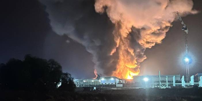 Adana'da kimya fabrikasında yangın: Bölgeye geçişler kapatıldı