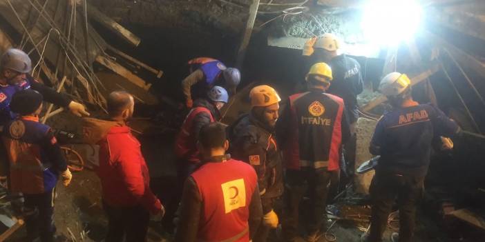 Göçük altında kalan işçinin cansız bedenine ulaşıldı