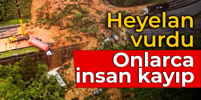 Brezilya'da toprak kayması: Düzinelerce insan kayıp
