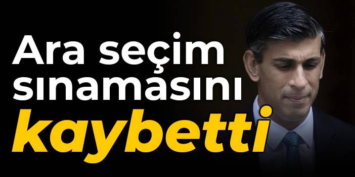 Rishi Sunak'a ara seçim sınaması: Kaybetti