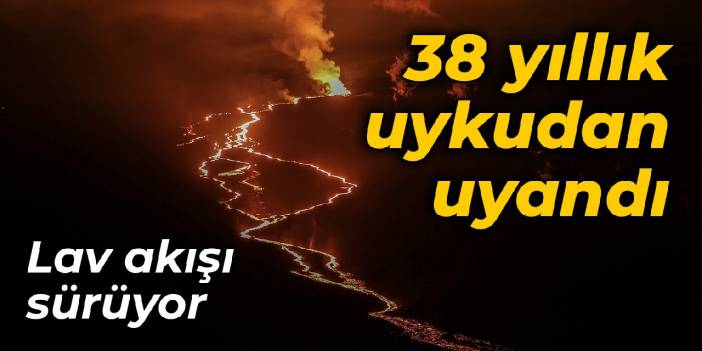 Mauna Loa 38 yıllık uykudan uyandı: Lav akışı sürüyor