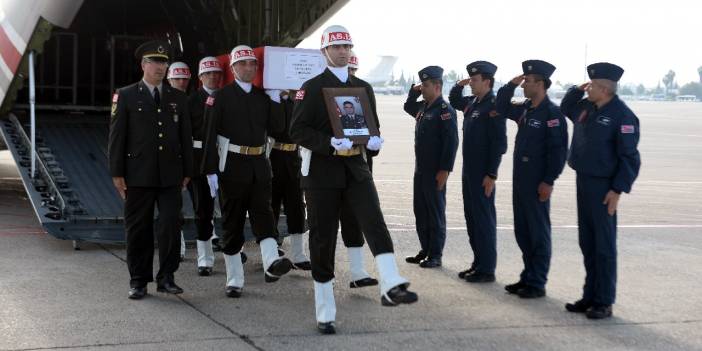 Şehit Binbaşı Duman'ın cenazesi Adana’ya getirildi