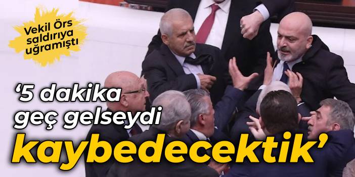 '5 dakika geç gelseydi kaybedecektik'