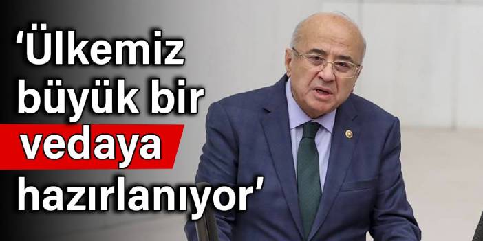 İYİ Partili Çelik: Ülkemiz büyük bir vedaya hazırlanıyor