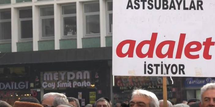 Astsubaylardan özlük hakları protestosu