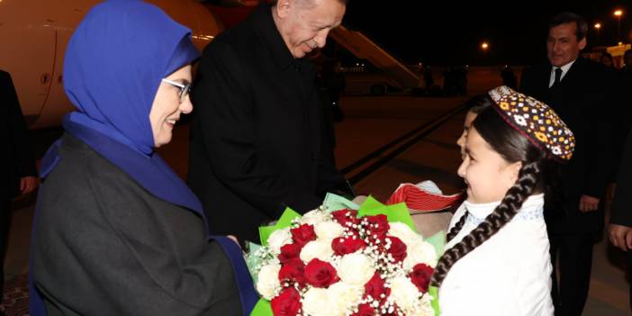 Erdoğan Türkmenistan'da