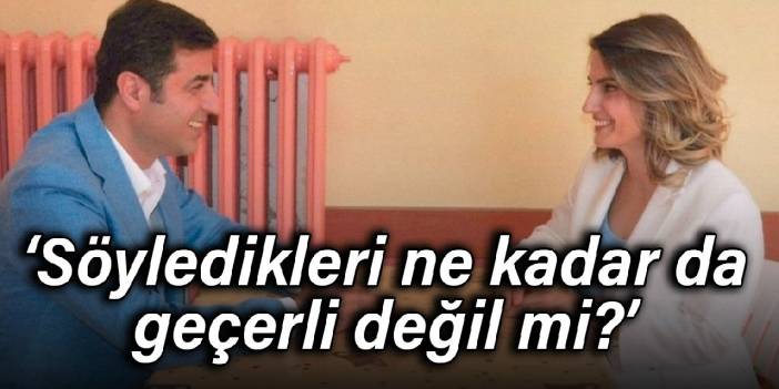 Başak Demirtaş, eşi Demirtaş'ın son Meclis konuşmasını paylaştı