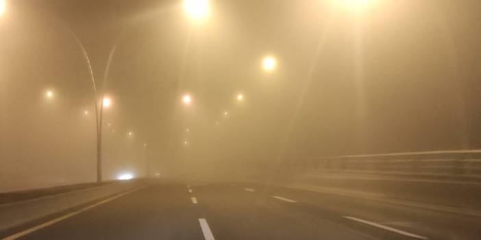 Ankara'da yoğun sis