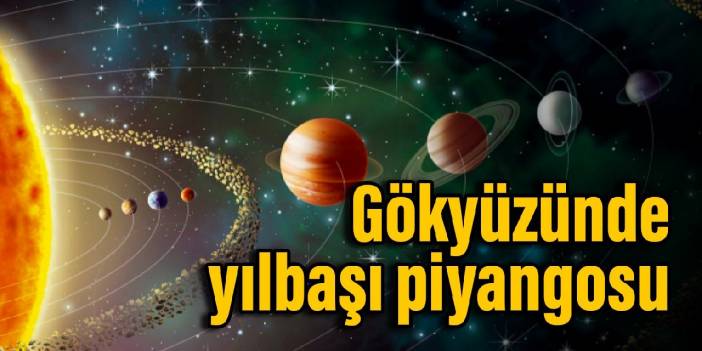 Gökyüzünde yılbaşı piyangosu