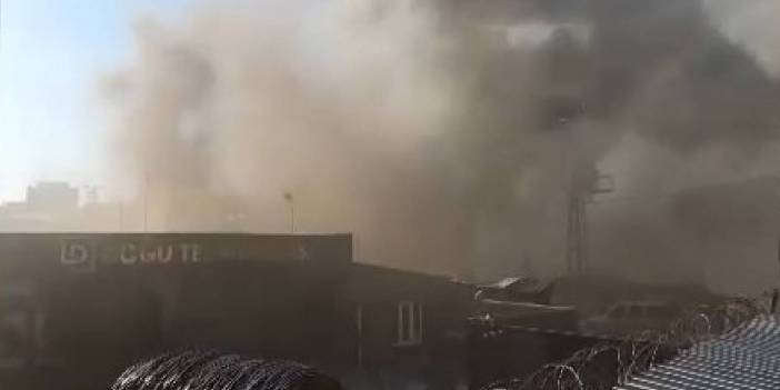 İstanbul'da fabrika yangını