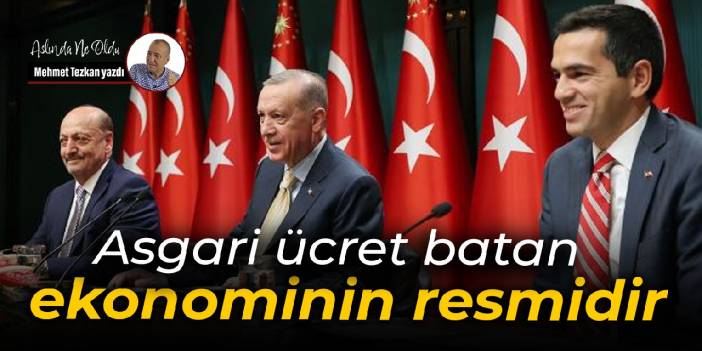 Asgari ücret batan ekonominin resmidir
