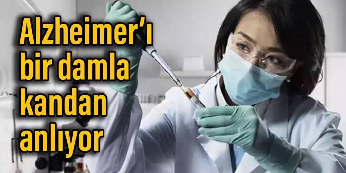 Alzheimer'ı bir damla kandan anlıyor