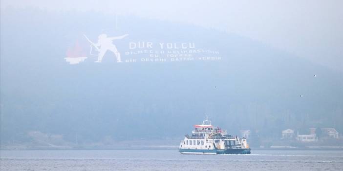 Çanakkale Boğazı sis nedeniyle transit gemilere kapatıldı