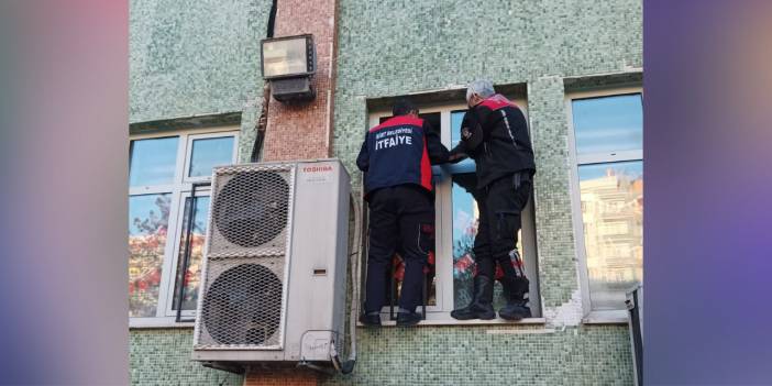 Okulda unutulan öğrenciyi itfaiye kurtardı
