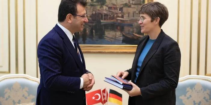 Il ministro di Stato tedesco ha visitato İmamoğlu
