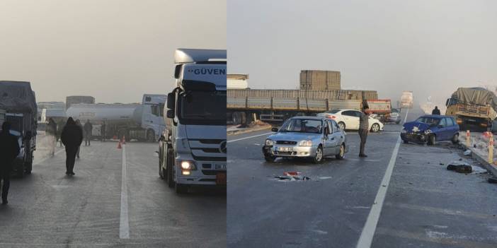 10 araçlı zincirleme kaza: 2 ölü, 7 yaralı