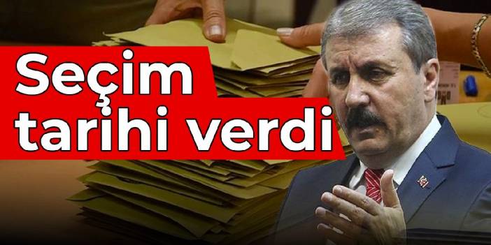 Destici seçim tarihi verdi