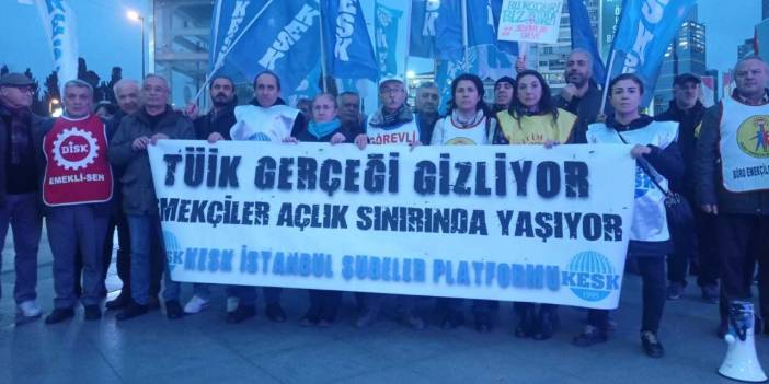 KESK'ten eylem: TÜİK gerçeği gizliyor, emekçiler açlık sınırında yaşıyor