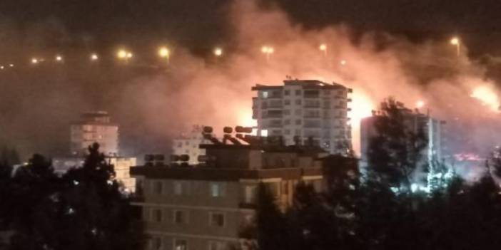 Hatay'da yangın: Müdahale devam ediyor