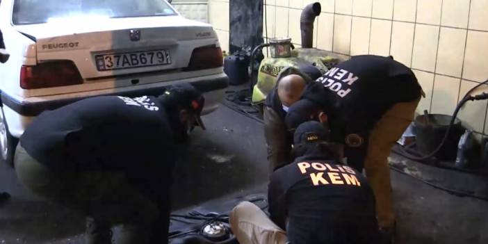 Yakıt deposunda 25 kilo sıvı metamfetamin ele geçirildi