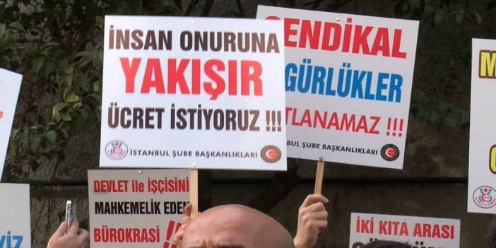 Sağlıkçılardan zam eylemi