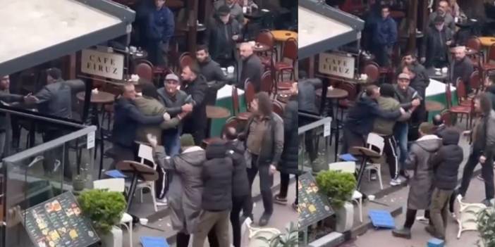 Beyoğlu'nda baltalı saldırgan paniği