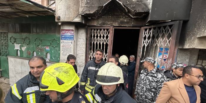 Mısır'da hastane yangını