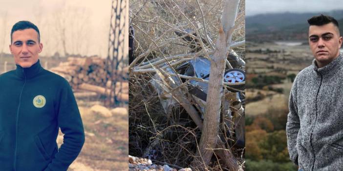 Otomobil, dere yatağına devrildi: 2 ölü