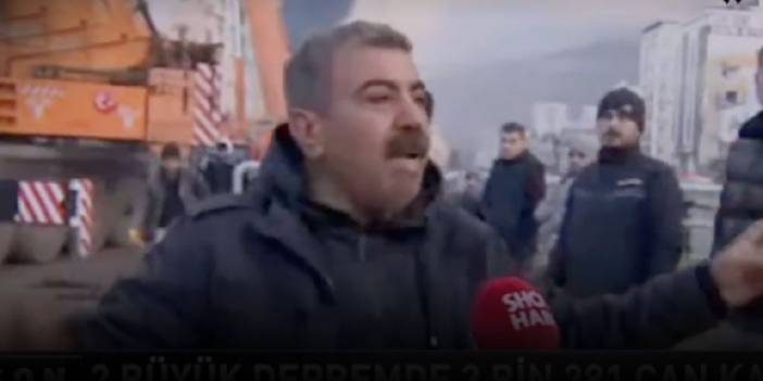 Erdoğan'a seslenen depremzedenin sesini kestiler