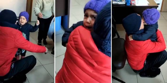 Enkazdan kurtarılan baba- kız, 8 gün sonra birbirine kavuştu