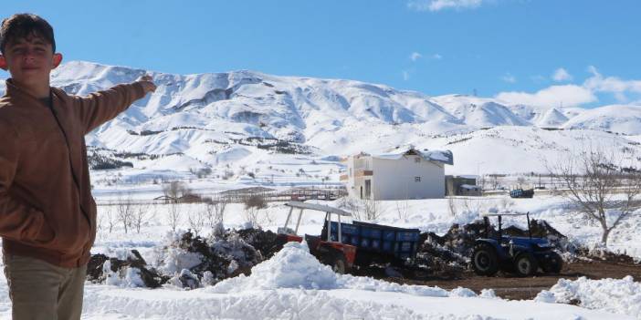 Depremin şiddeti dağı da yardı