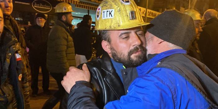 Depremzede'den madenciye içten teşekkür