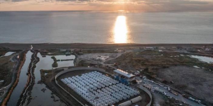 AFAD tsunami alanına çadırkent kurdu