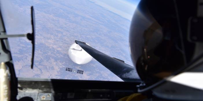 Pentagon casus balonun fotoğrafını yayınladı