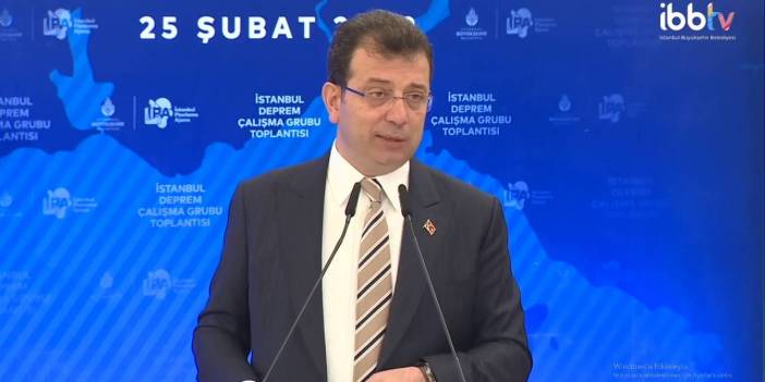 İmamoğlu, İstanbul Deprem Toplantısı'nda duyurdu: Çok büyük seferberlik başlatacağız