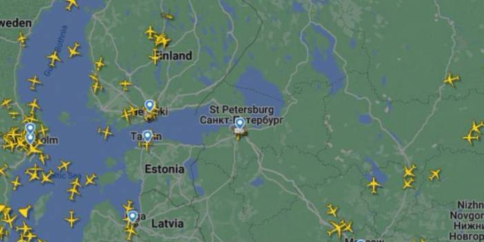 "Tanımlanamayan cisim" Rusya'yı da alarma geçirdi: St. Petersburg hava sahası kapatıldı