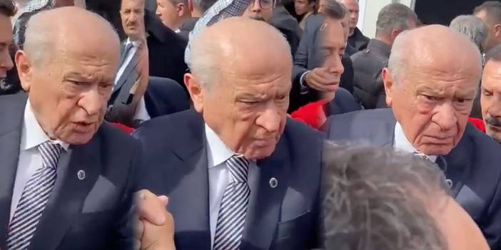 Bahçeli depremzedeleri azarladı: 'Sessizlik olacak indirin şunları'
