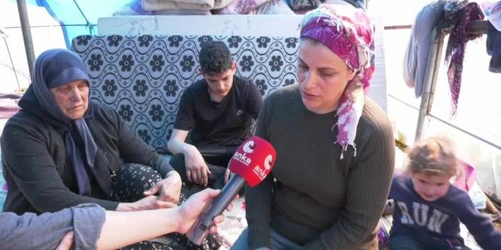 Hataylı depremzede annesi ve oğlu için yardım bekliyor: Acil konteyner