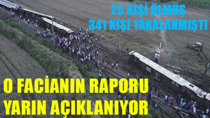 İMO Tekirdağ’daki tren faciasının raporunu açıklayacak