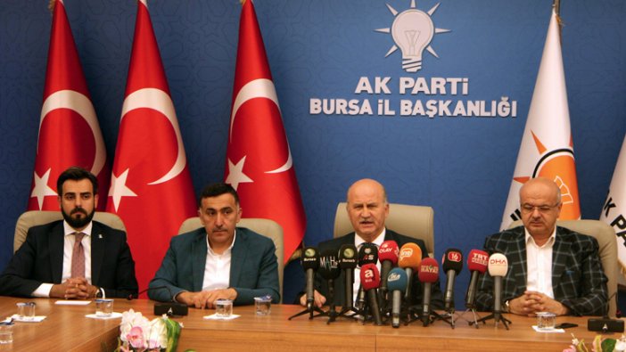 AKP'den 5 İl Başkanına "istifa edin" çağrısına Bursa'dan yanıt geldi