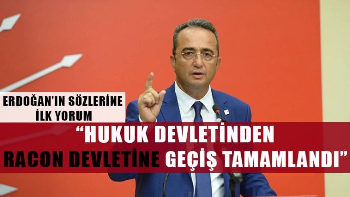 CHP’den Erdoğan’ın sözlerine yorum geldi: ‘Raconu mafya babaları keser’